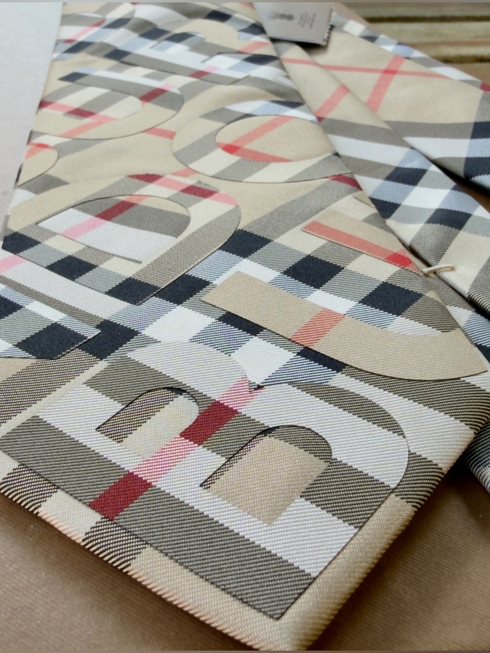 🔥TB SUMMER 26🔥🆕💯LIMITED EDIT BURBERRY HORSEFERRY PATCHWORK NVA CHECK ARTISAN TIE